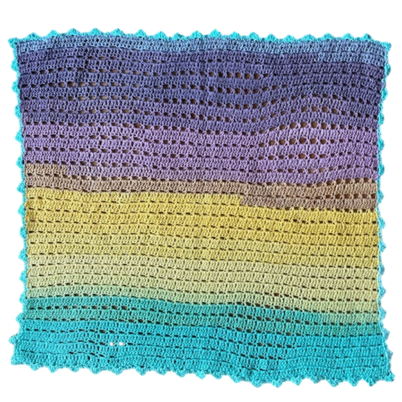 Hand Crocheted Blanket / Baby Blanket / Lap Blanket - Picture 5 of 10